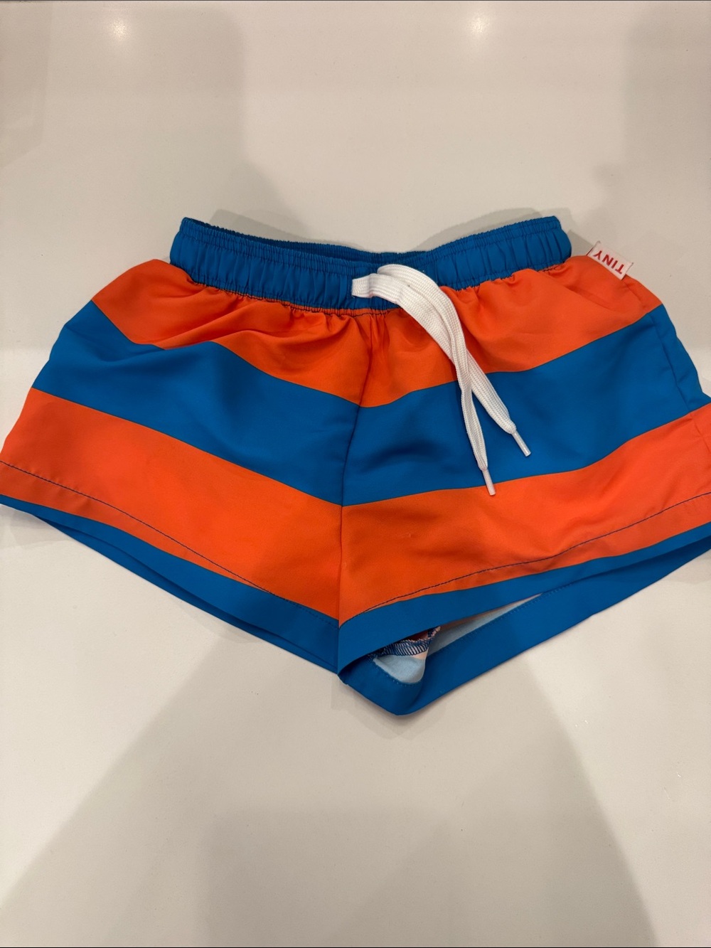 TINYCOTTONS Stripes boys' swim shorts size 4Y Excellent preloved